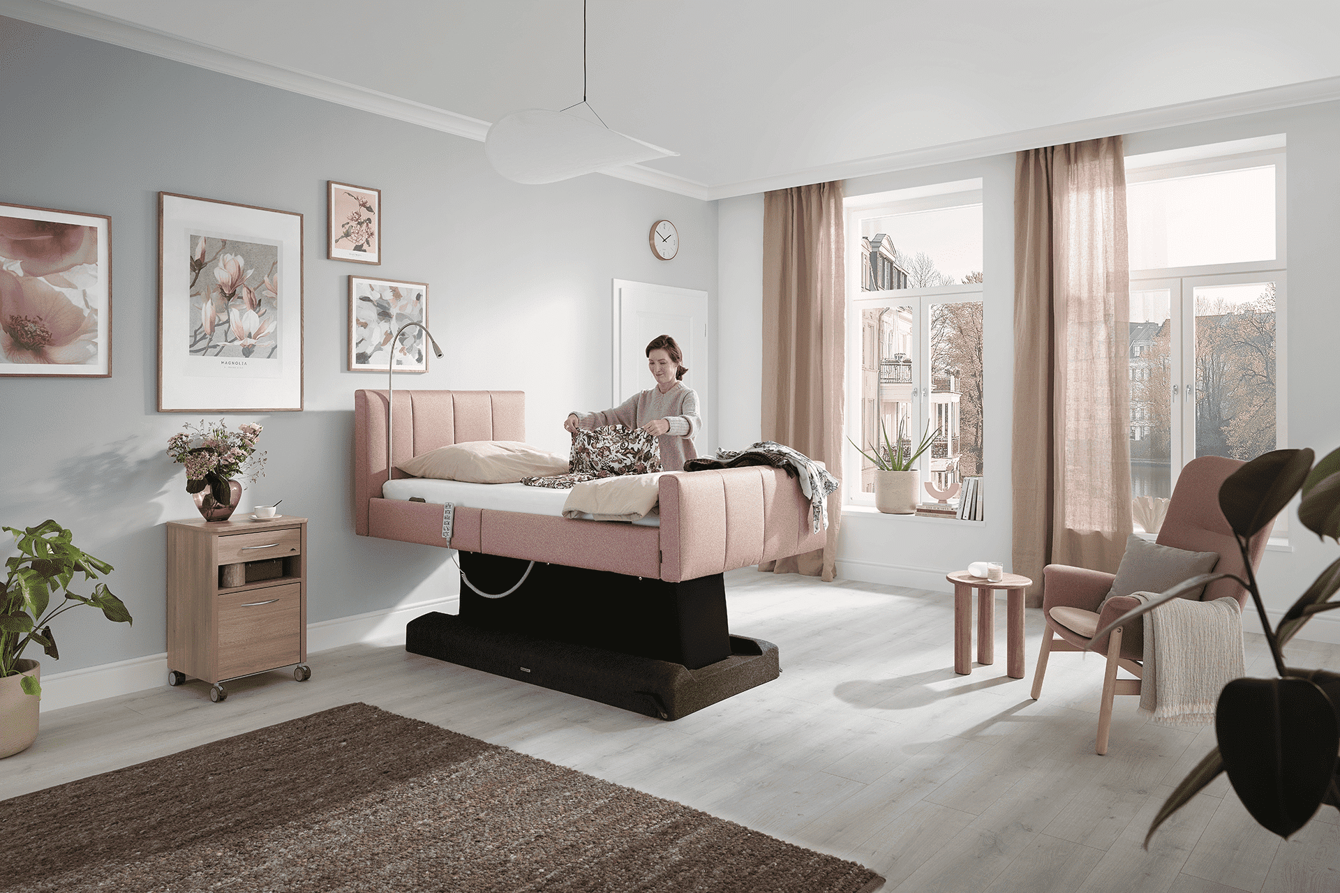 liegenflaeche hoehenverstellung libra deluxe komfortbett